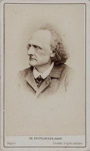 Retrato do pianista e compositor Henry Liitolff 1818-1891 .
