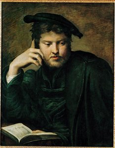 Homem com livro, primeiros trabalhos ...