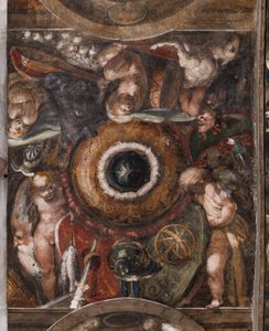 Putti, detalhe, c.1523 (fresco) de Parmigianino