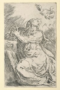 A Anunciação de Parmigianino
