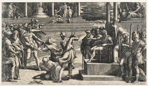 Martírio de São Pedro e São Paulo de Parmigianino