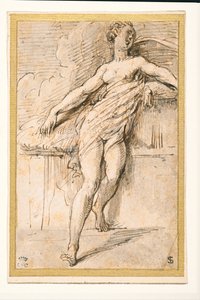 Figura feminina recortada de Parmigianino
