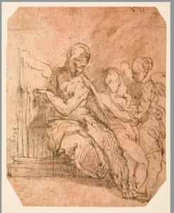 Santa Cecília (recto) de Parmigianino