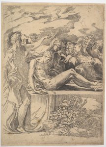 Sepultamento.n.d. de Parmigianino