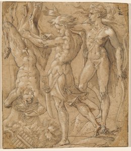 O esfolamento de Marsyas de Parmigianino