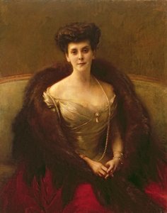Retrato da princesa OV Paley (condessa Hohenfelsen), 1902-04