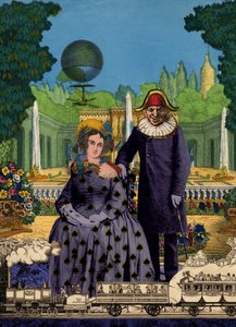 Casal no Jardim Fantástico de Pascal Bouchet-Spiegel