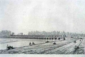 Ponte Allah Verdi Khan, em Isfahan, de 