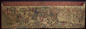 As Tapeçarias de Pastrana, fabrico de Tournai, provavelmente da oficina de Passchier Grenier, c.1471 - 1475 (tapeçaria)