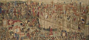 As Tapeçarias de Pastrana, fabrico de Tournai, provavelmente da oficina de Passchier Grenier, c.1471 - 1475 (tapeçaria)