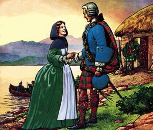 Bonnie Prince Charles e Flora Macdonald