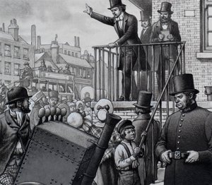 William Booth pregando ao ar livre