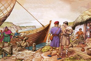 (São) Patrício tem a possibilidade de deixar a Irlanda, onde tinha sido mantido como escravo