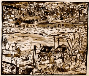 Cidade, 2013 (lápis)