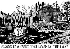 Acolhido por uma família, 2014 (tinta e pincel)