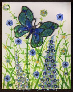 Borboletas, verde e azul, 2016 de Pat Scott