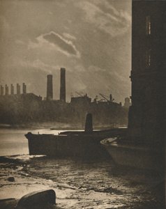 Queenhithe velho, outrora a doca principal do porto de Londres, c1935.