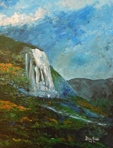 Casa da cascata, 2015 (acrílico no artistboard)