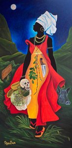 Cecile Fatiman, 2021 (acrílico sobre tela)