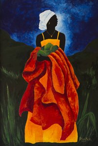 Época abacate fuente, 2015 acrílico sobre tela de Patricia Brintle