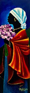 Wondrous beauty, 2017 (acrílico sobre tela) de Patricia Brintle