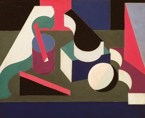 Formulários, 1918-19 (óleo e grafite sobre tela)