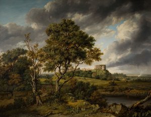 Castelo de Carisbrooke, Ilha de Wight, 1831.