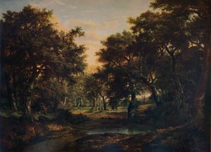 A borda da madeira, c1824 de Patrick Nasmyth