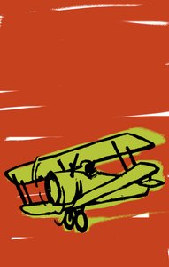 Avião, 2021 (Digital) de Patrizia La Porta