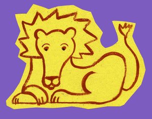 Horóscopo: o signo do leão. Ilustração de P. La Porta. de Patrizia La Porta