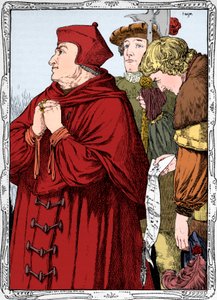 A prisão do cardeal Wolsey, 1902 de Patten Wilson
