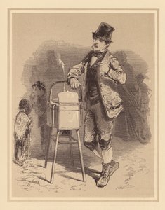 Gavarni em Londres: A lata de batata (litografia)