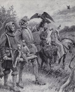 Falcoaria na Idade Média (Litho)