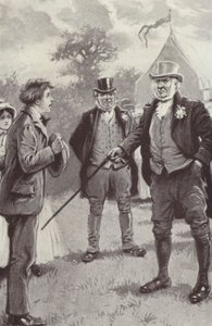 Ilustração para Barchester Towers de Anthony Trollope (litho) de Paul (after) Hardy
