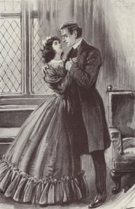 Ilustração para Barchester Towers de Anthony Trollope (litho) de Paul (after) Hardy