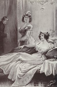 Ilustração para Barchester Towers de Anthony Trollope (litho) de Paul (after) Hardy