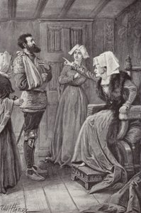Ilustração para The Cloister and The Hearth de Charles Reade (litho) de Paul (after) Hardy