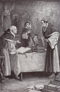 Ilustração para The Cloister and The Hearth de Charles Reade (litho) de Paul (after) Hardy