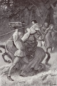 Ilustração para The Cloister and The Hearth de Charles Reade (litho) de Paul (after) Hardy