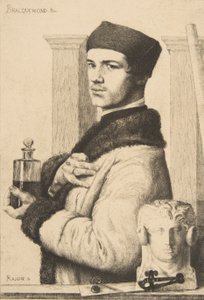 Retrato de Félix Bracquemond em 1852, 1878.