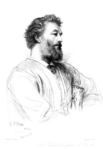 Sir Frederic Leighton, artista britânico, c1880-1882.