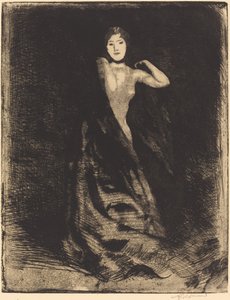 O frontispício da Mulher, c. 1886. de Paul Albert Besnard