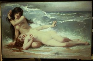 Ondas de captura (óleo sobre tela)