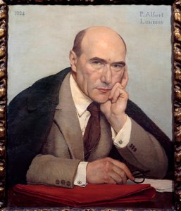 Retrato do escritor francês Andre Gide (1869-1951)