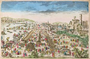 A Feira de Beaucaire e uma visão de Tarascon de Paul André Basset