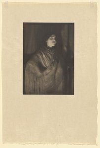 Retrato de Rose Cohen com xaile espanhol / Rose Cohen, xaile espanhol de Paul B. Haviland