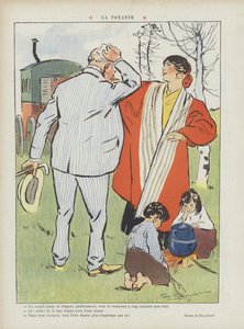 A vidente. Ilustração para Le Rire