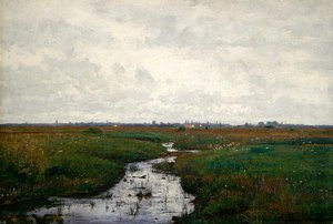 Um Brook on the Moor perto de Dachau de Paul Baum