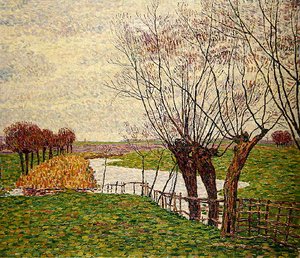 Dutch Landscape (óleo sobre tela)