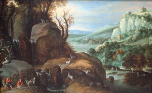 Paisagem com pastores de Paul Bril